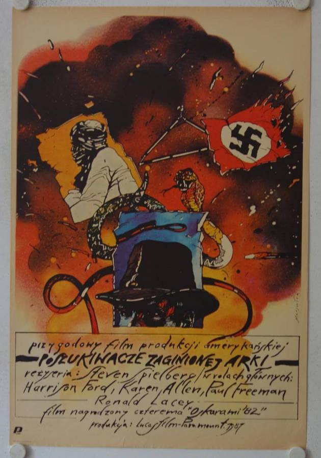 Jäger des verlorenen Schatzes originales polnisches Filmplakat